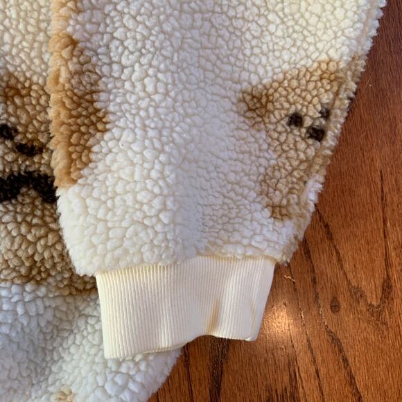 Smitn Bebe Teddy Bear Pullover Sweatshirt | Cream Tan Brown | One Size - Picture 4 of 11